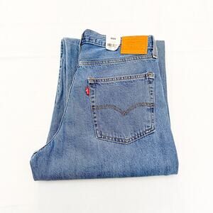 Levi's Baggy Dad Vintage Wash Denim Jeans Size 30 x 34 NWT Irregular